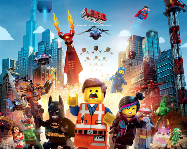 Lego movie poster background characters free wallpaper - medium preview image