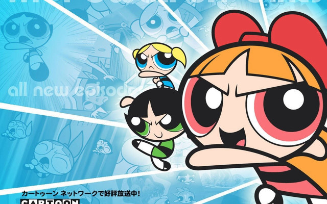Cartoon character big smile bow free wallpaper - medium preview image