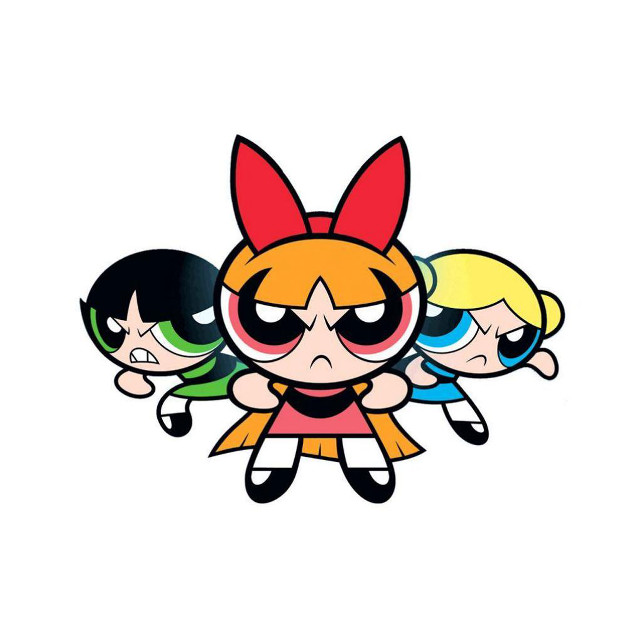 Cartoon character three colored hair free wallpaper - medium preview image