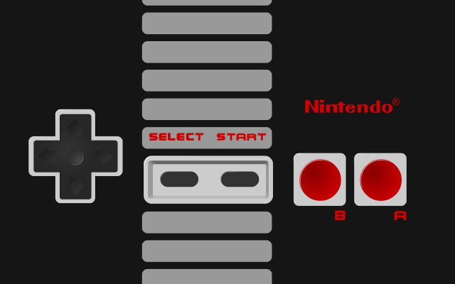 Nintendo controller red black white free wallpaper - medium preview image