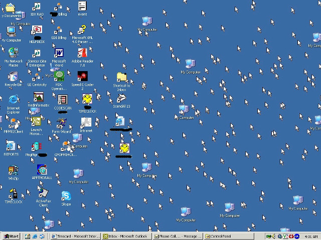 Computer screen multiple displays side free wallpaper - medium preview image