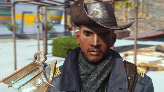 Man hat scarf gun case free wallpaper - medium preview image