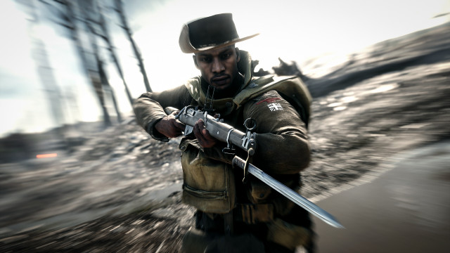 Man hat gun knife video free wallpaper - medium preview image