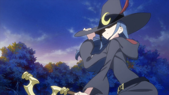 Witch costume sword forest trees free wallpaper - medium preview image