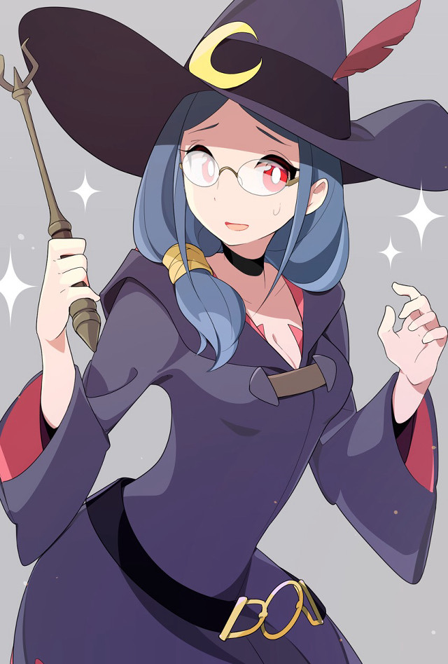 Woman witch costume wand hat free wallpaper - medium preview image