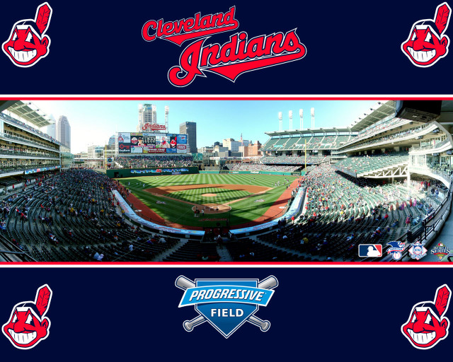 Baseball stadium cleveland indians field free wallpaper - medium preview image
