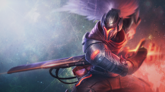Space suit man sword flame free wallpaper - medium preview image