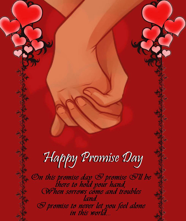 Romantic couple holding hands hearts free wallpaper - medium preview image