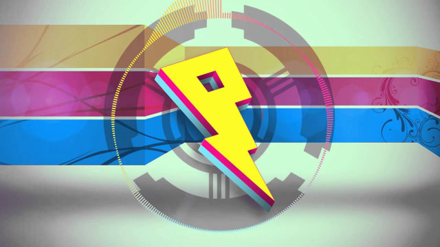 Lightning bolt colorful background circle free wallpaper - medium preview image