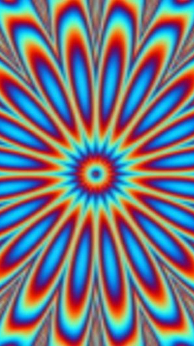Blue red flower red center free wallpaper - medium preview image