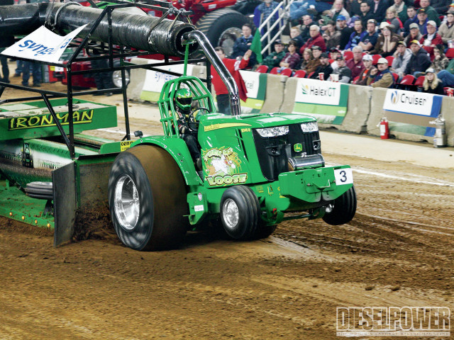 Tractor pulling equipment dirt field free wallpaper - medium preview image