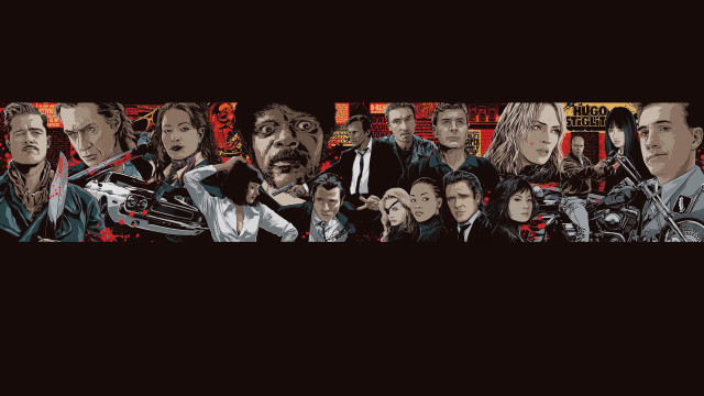 Walking dead collage movie poster free wallpaper - medium preview image