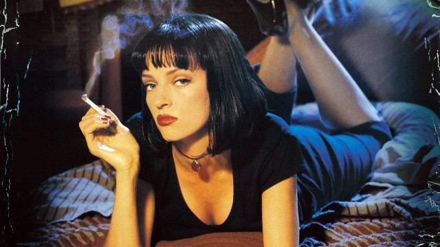 Woman smoking bed man woman #2 free wallpaper - medium preview image