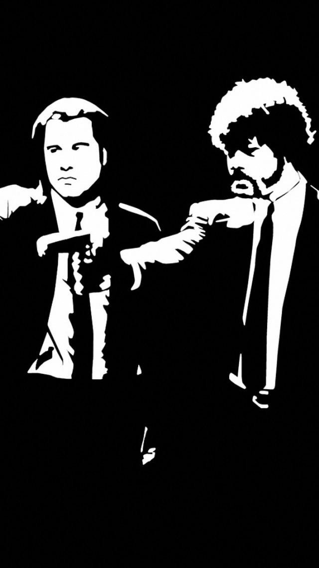 Two men suits pointing hands free wallpaper - medium preview image