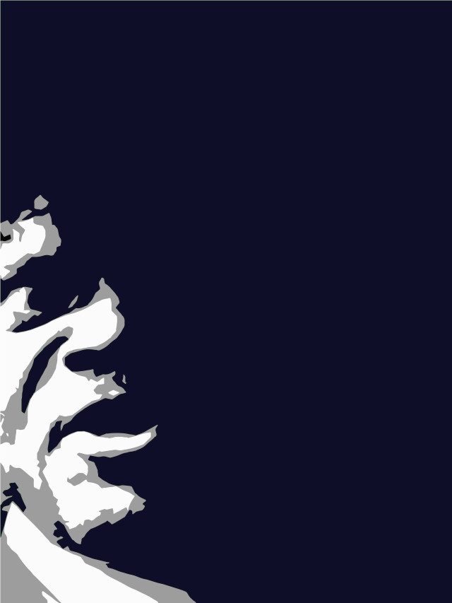 Black white man beard square free wallpaper - medium preview image