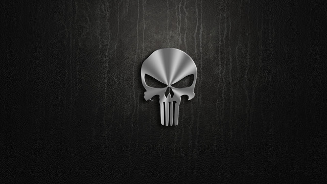 Silver skull woodgrain black white free wallpaper - medium preview image