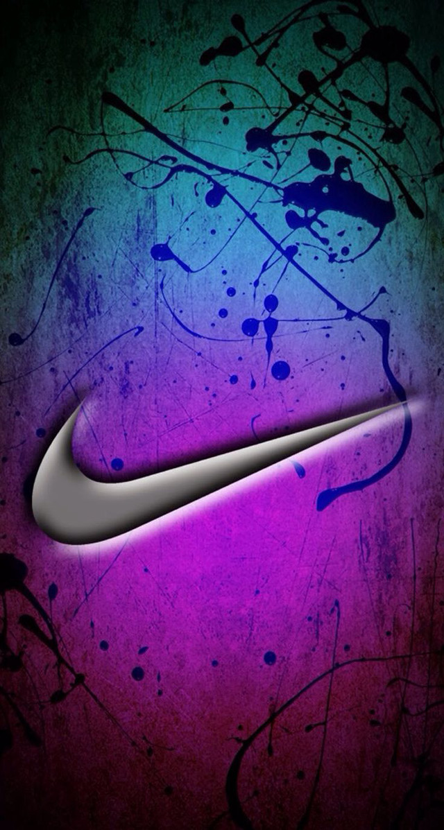 Nike purple blue background black free wallpaper - medium preview image