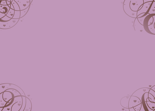 Purple heart swirly bottom blackborder free wallpaper - medium preview image