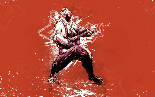 Man suit tie red room free wallpaper - medium preview image