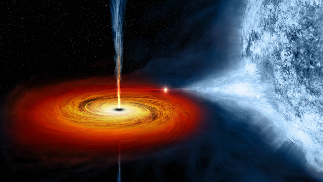 Black hole sky star background free wallpaper - medium preview image