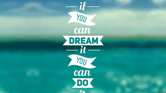 Quote window ocean sky blurry free wallpaper - medium preview image