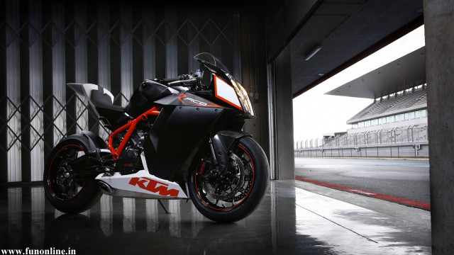 Motorcycle parked garage wall sign free wallpaper - medium preview image