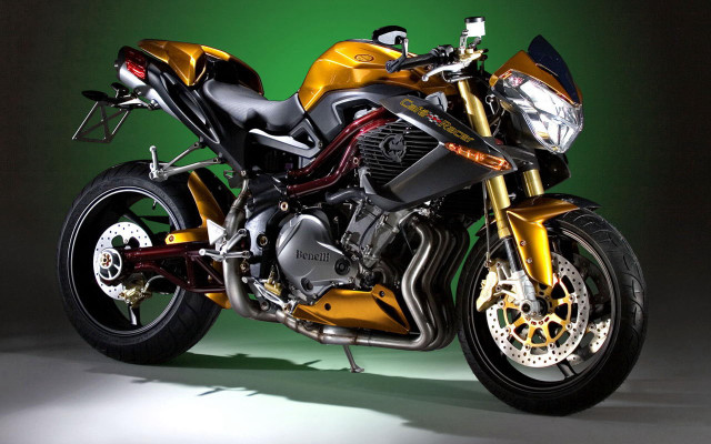 Motorcycle studio green background black free wallpaper - medium preview image