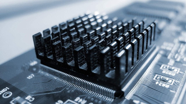 Keyboard closeup blurry blue background free wallpaper - medium preview image