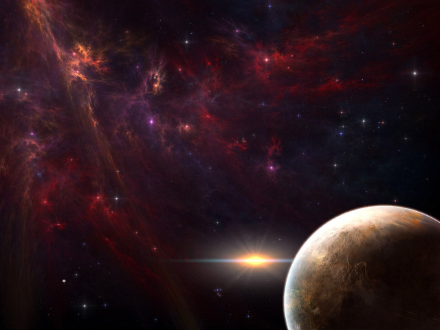 Distant object sky star background #2 free wallpaper - medium preview image