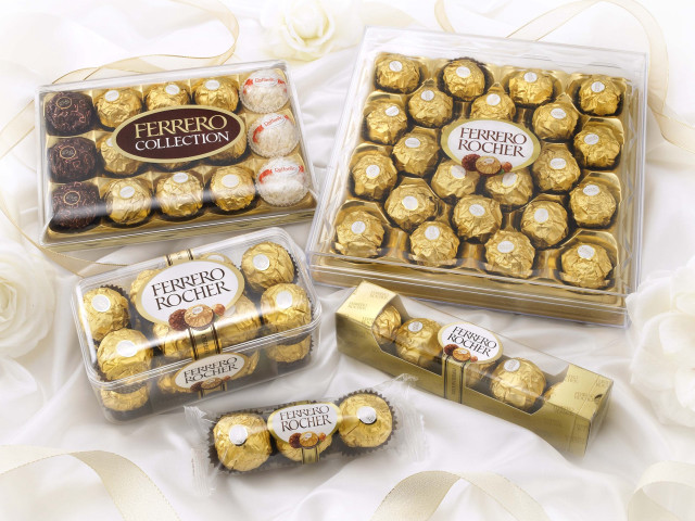 Chocolates box table white rose free wallpaper - medium preview image
