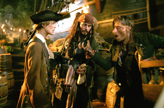 Pirate costume conversation barrels room free wallpaper - medium preview image
