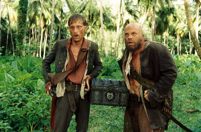 Two men costume jungle trunk free wallpaper - medium preview image