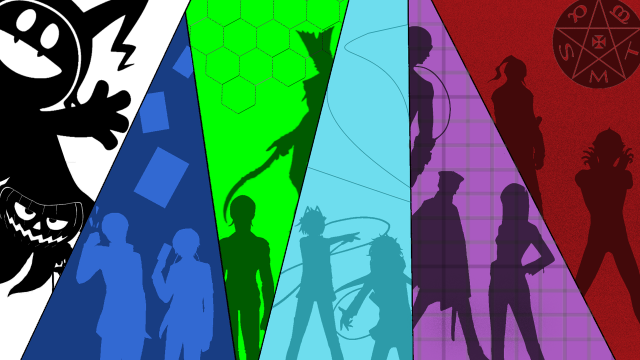 Colored people shadows demon series free wallpaper - medium preview image