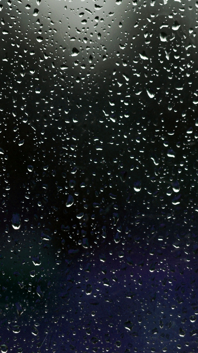 Rainy window streetlight night sky free wallpaper - medium preview image