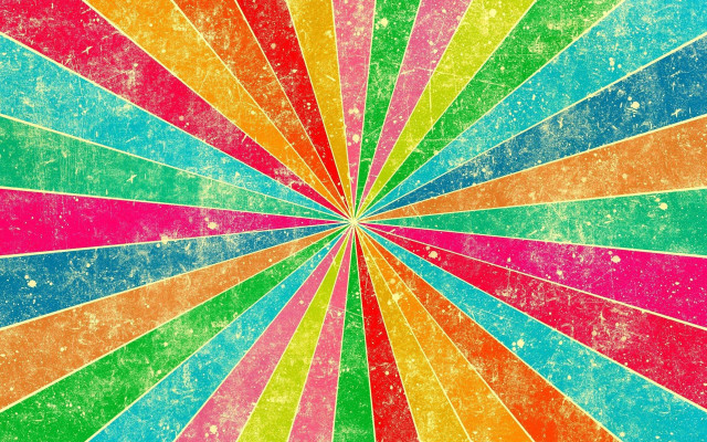 Colorful starburst grungy psychedelic surreal free wallpaper - medium preview image