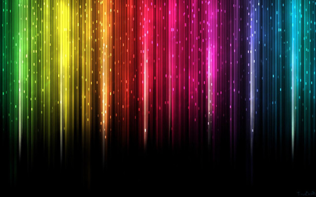 Rainbow colored background stars lines #3 free wallpaper - medium preview image