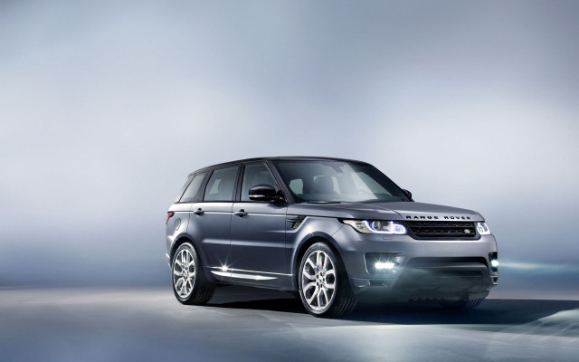 Grey range rover studio photo free wallpaper - medium preview image
