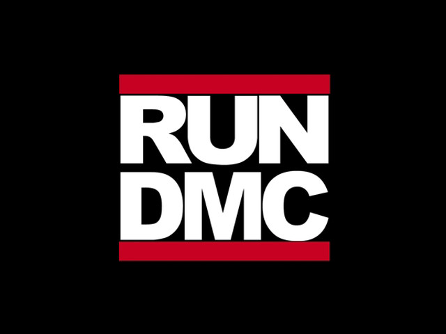 Run dmc logo black background free wallpaper - medium preview image