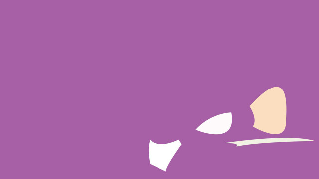 Purple background white cat yellow free wallpaper - medium preview image