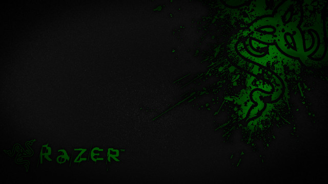 Green black background design razer free wallpaper - medium preview image