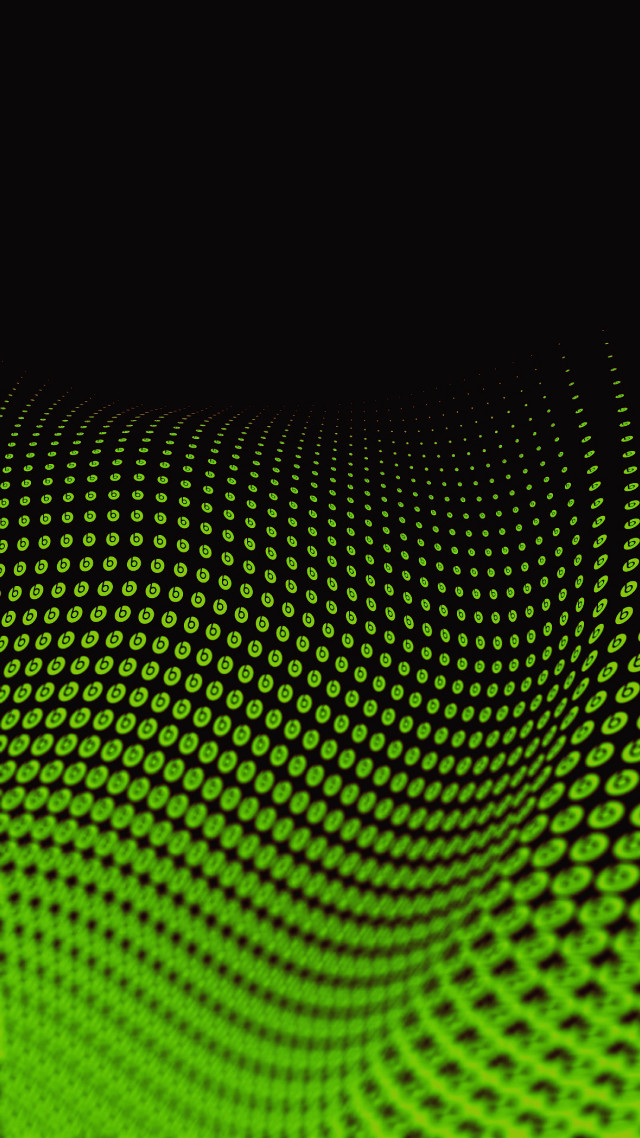 Green black circles pattern background free wallpaper - medium preview image