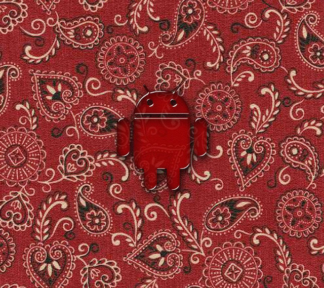 Red white pattern button side free wallpaper - medium preview image