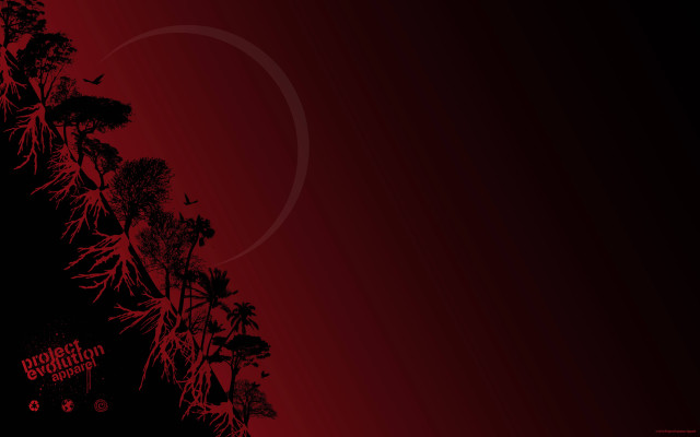 Red black background tree line free wallpaper - medium preview image