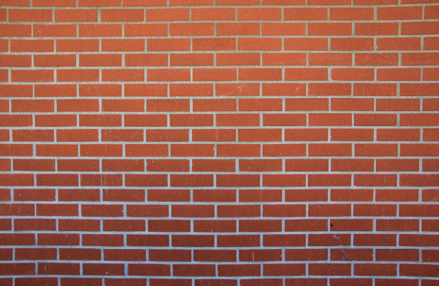 Red brick wall white clock #7 free wallpaper - medium preview image