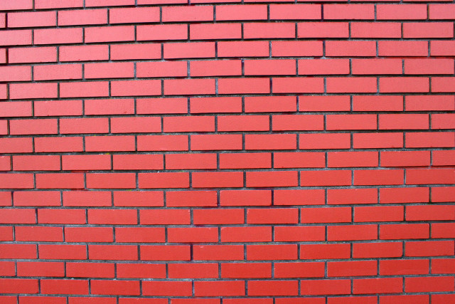 Red brick wall stop sign #2 free wallpaper - medium preview image