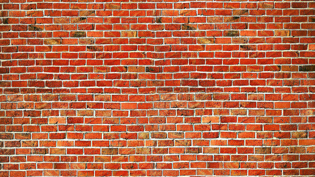 Brick wall red white pattern free wallpaper - medium preview image