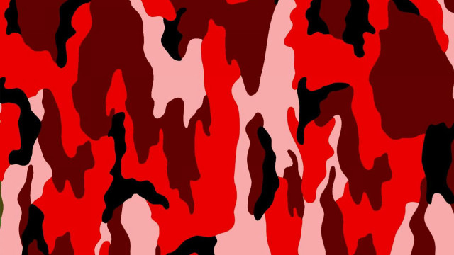 Red black camouflage green white free wallpaper - medium preview image