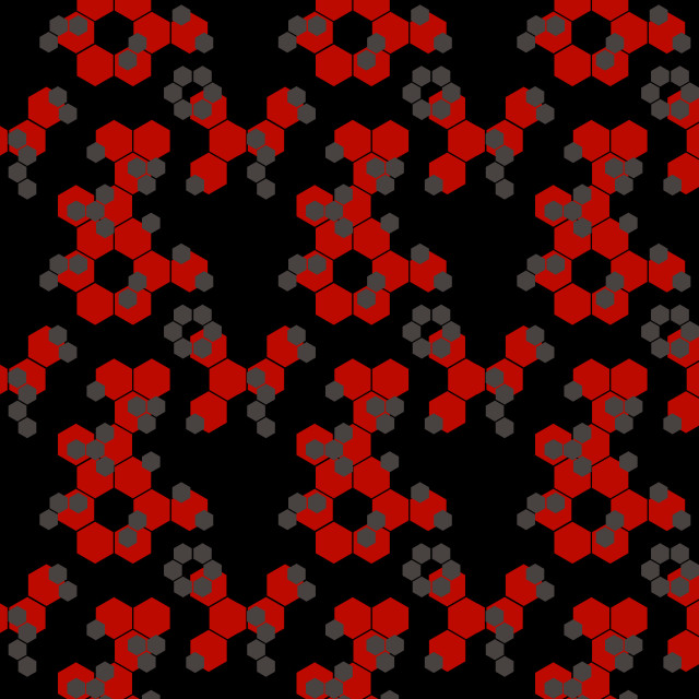Black red hexagonal pattern design free wallpaper - medium preview image