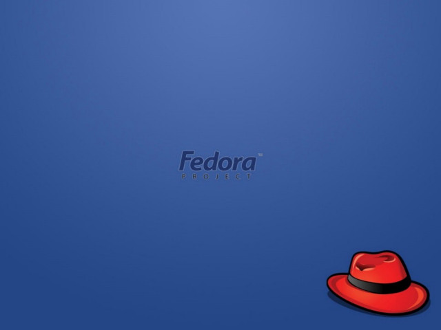 Red hat blue background fedora free wallpaper - medium preview image