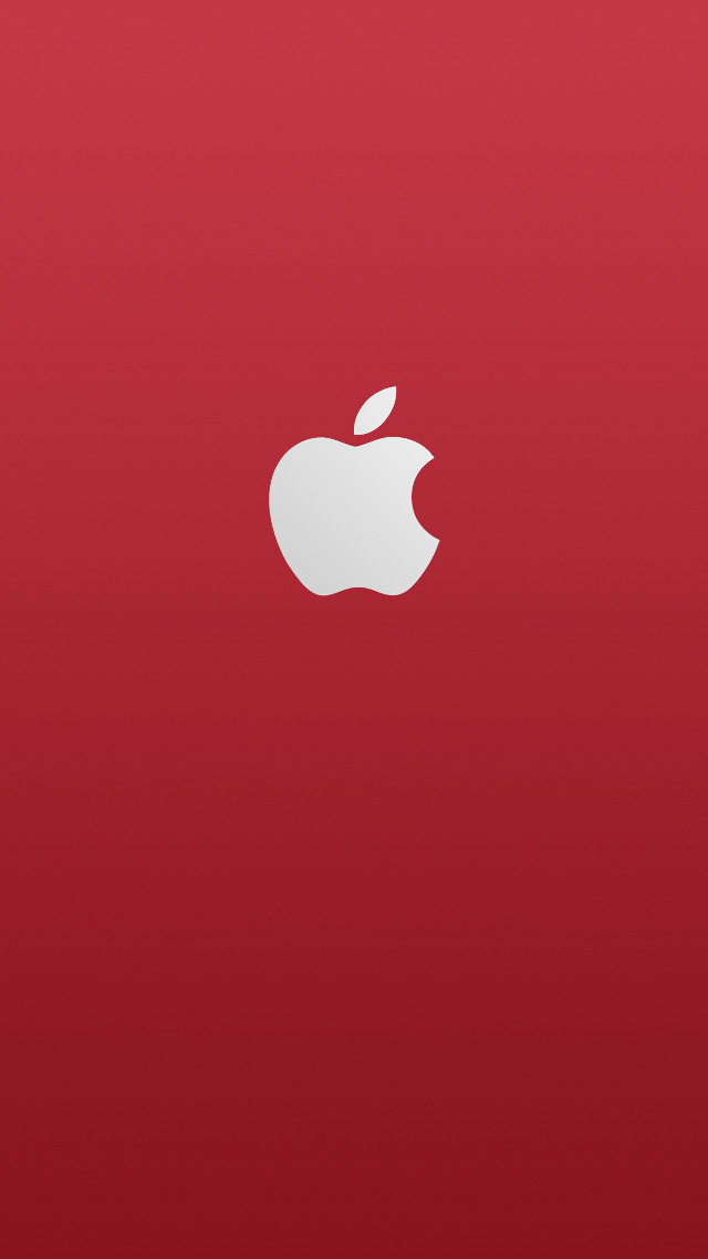 Red apple background minimalist rendering free wallpaper - medium preview image